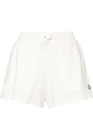 Moncler Logo-appliqué jersey shorts