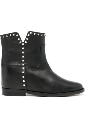 Via Roma Studded suede boots