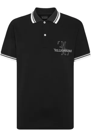 BILLIONAIRE Logo-embroidered polo shirt