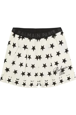 Balmain Star-print cotton shorts