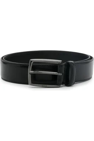 HUGO BOSS Buckle-fastening leather belt