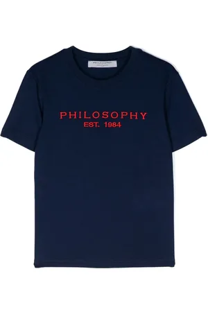 PHILOSOPHY DI LORENZO SERAFINI Logo-embroidered cotton T-shirt