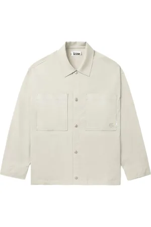 Izzue Patch-pocket press-stud shirt