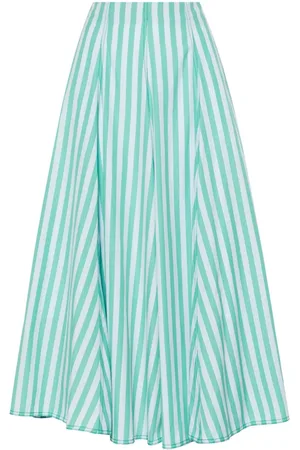 SUNNEI Poplin striped midi skirt