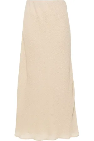 By Malene Birger Biancos seersucker maxi skirt