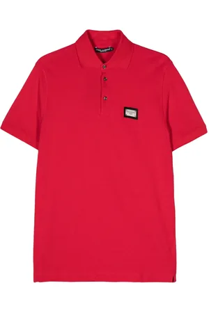 Dolce & Gabbana Logo-plaque polo shirt