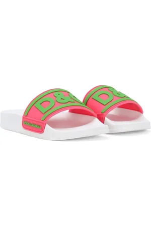 Dolce & Gabbana Logo-appliqué slides