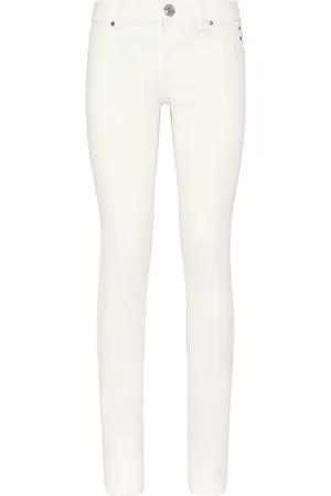 Philipp Plein Logo-buttoned jeggings