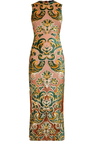 ETRO paisley-print Belted Dress - Farfetch