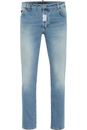 Philipp Plein Logo-appliqu?? low-rise skinny jeans