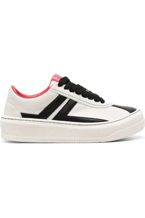 Lanvin Panelled leather sneakers