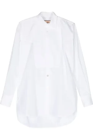 Plan C Panel-detail poplin shirt