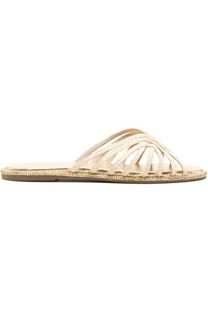 LE SILLA Embrace flat raffia sandals