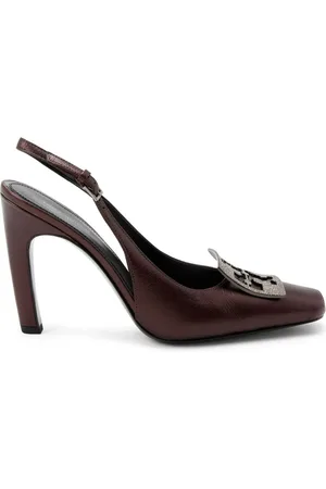 Tory Burch Logo-plaque leather pumps