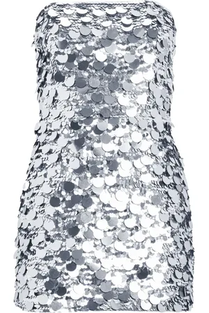 Retrofete Nolia sequin-embellished strapless mini dress