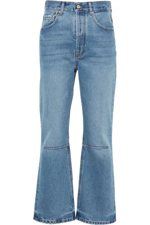 Jacquemus Le de-N??mes high-waist cropped jeans