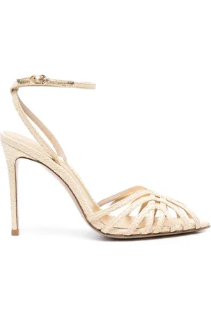 LE SILLA Embrace 100mm raffia sandals