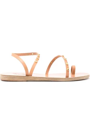 Ancient Greek Sandals Eleftheria bee leather sandals