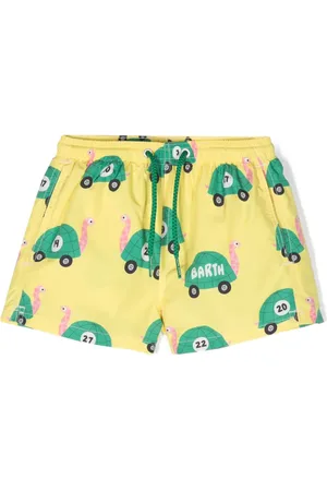 MC2 SAINT BARTH Speedy Turtle swim shorts