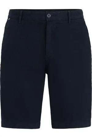HUGO BOSS Stretch-cotton twill shorts