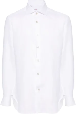 Kiton Poplin linen shirt