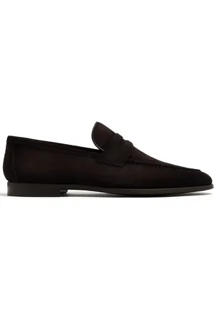 Magnanni Diezma suede penny loafers