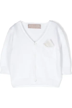 LA STUPENDERIA Chest-pocket cotton cardigan