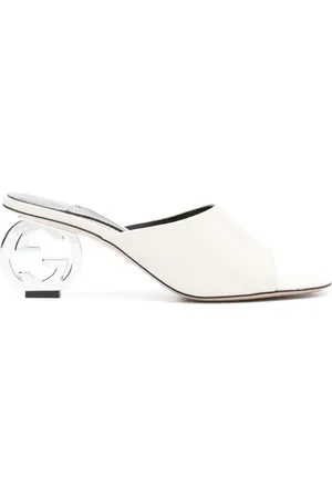 Gucci 75mm Interlocking G leather sandals