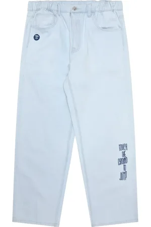 A Bathing Ape Mid-rise wide-leg jeans
