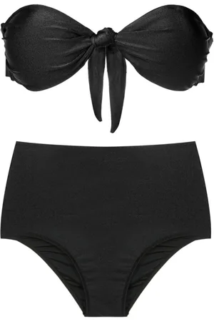 Adriana Degreas Knot-detail high-waisted bikini