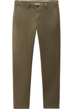 Woolrich Logo-embroidered chinos