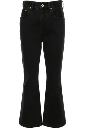 Jacquemus Le de-N??mes court high-rise flared jeans