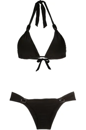 Adriana Degreas Deco bead-detailing triangle bikini