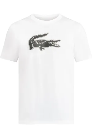 Lacoste Crocodile-print jersey T-shirt