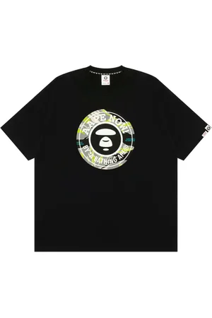 A Bathing Ape Moonface-print cotton T-shirt