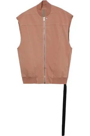 Rick Owens Zip-up cotton gilet