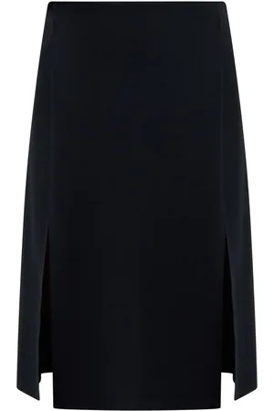 Stella McCartney Front-slit knitted skirt