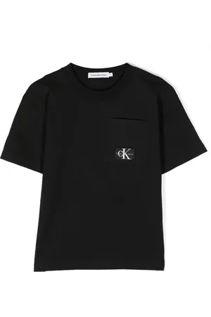 Calvin Klein Logo-badge cotton T-shirt