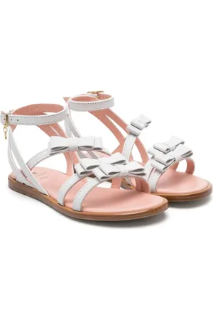 Elisabetta Franchi Bow-detailed leather sandals