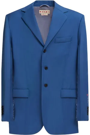 Marni Grain-de-poudre single-breasted blazer
