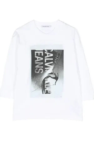 Calvin Klein Photograph-print cotton T-shirt
