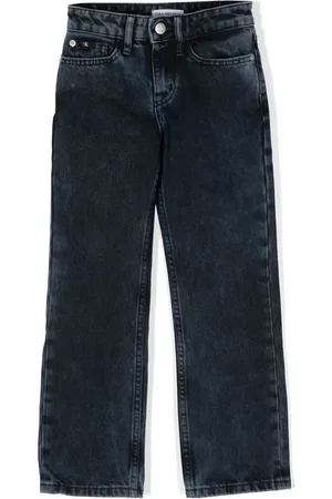 Calvin Klein Logo-tag high-rise jeans