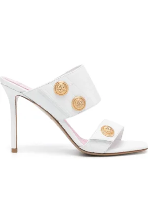 Balmain Eva 100mm leather sandals