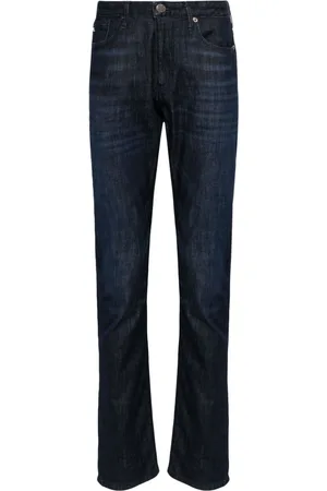 Emporio Armani Mid-rise slim-fit jeans