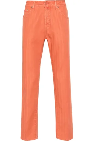 Jacob Cohen Scott herringbone tapered trousers