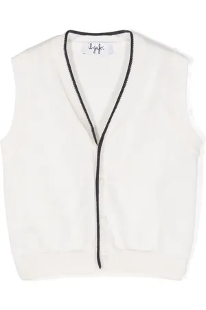 Il gufo Fine-knit gilet