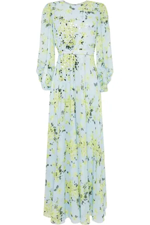 Sachin & Babi Bianca chiffon gown