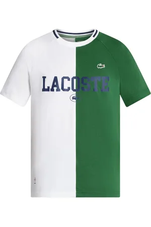 Lacoste Two-tone logo-print T-shirt