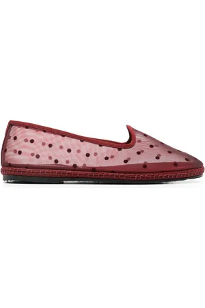 Scarosso Valentina mesh ballerina shoes