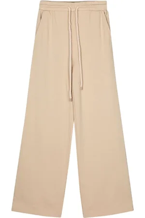 Twin-Set Logo-embroidered wide-leg track pants
